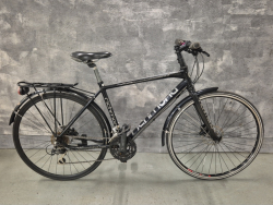 Richmond, mens, hybrid bicycle, 28 inch, 27 gears, svart, disc brakes,