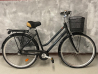 Crescent, lady, citybike, 28 tum, 3 gears, black, basket, hub light - used