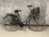 Siljan, lady, citybike, 28 inch, 3 gears, black, basket, light, - used