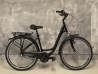 Lady, citybike, 26 tum, 3 gears, black, winter tires, shocks - used