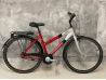 Crescent Street, lady, hybrid bicycle, 28", 7 gears, red n silver - used