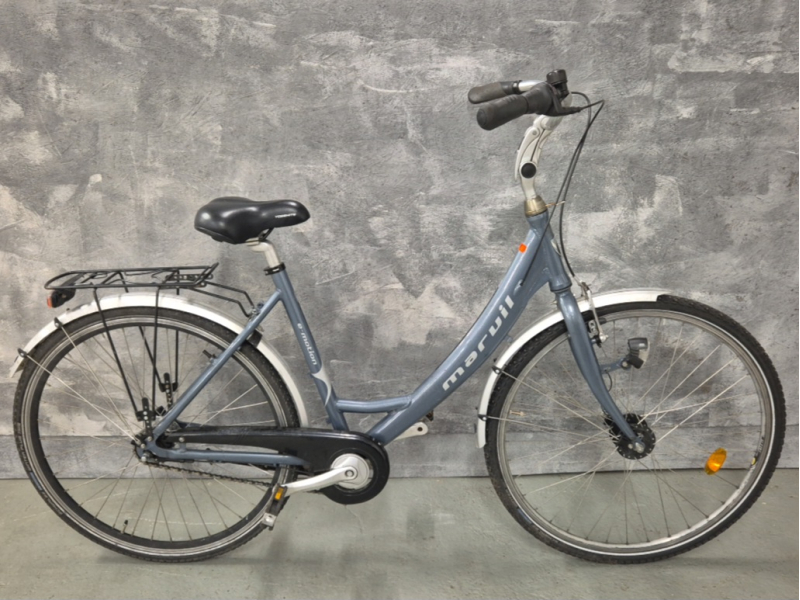 Marvil, lady, citybike, 28", 7 gears, gray, studded tire, light,