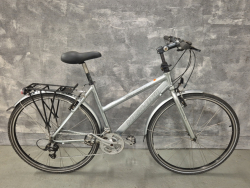 Nishiki, lady, hybrid bicycle, 28", 24 gears, silver,